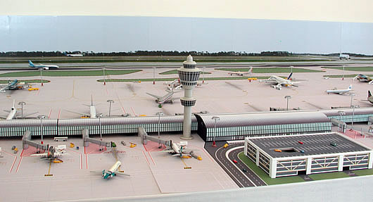 Model Airport Terminal Building #2 | Airport Diorama Designs