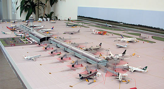 Model Airport Terminal Building #2 | Airport Diorama Designs