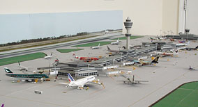 1:500 Model Airport Dual Runway #1
