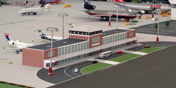 Model Airport Commuter Terminal #1 