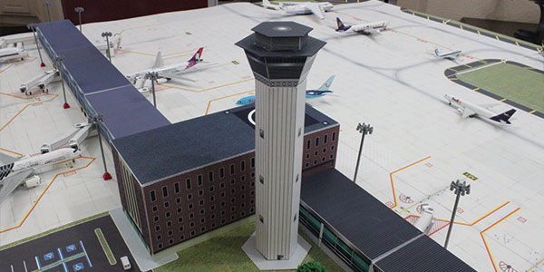 model airport control-towers