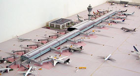Terminal Full Main Building 1/500 scale 3 Airport 