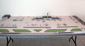 1:500 Scale Model Airport Single Runway #1