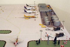 1:500 Model Airport Single Runway #1